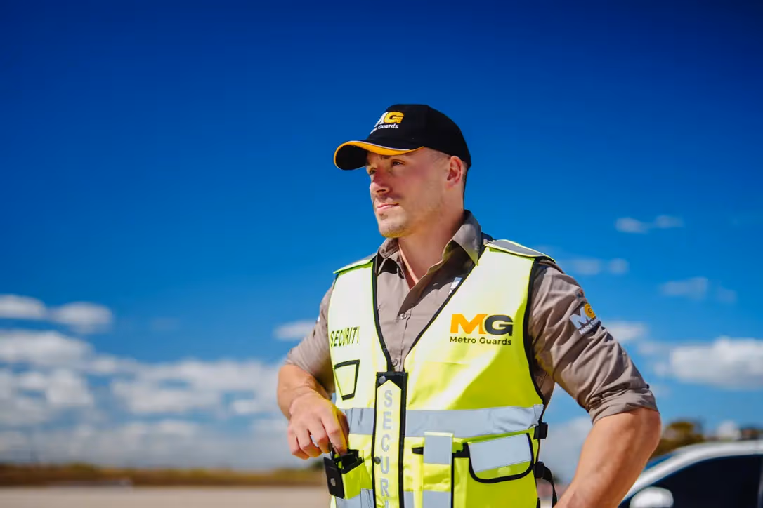 Metro Guards security officer providing adhoc security services in Melbourne