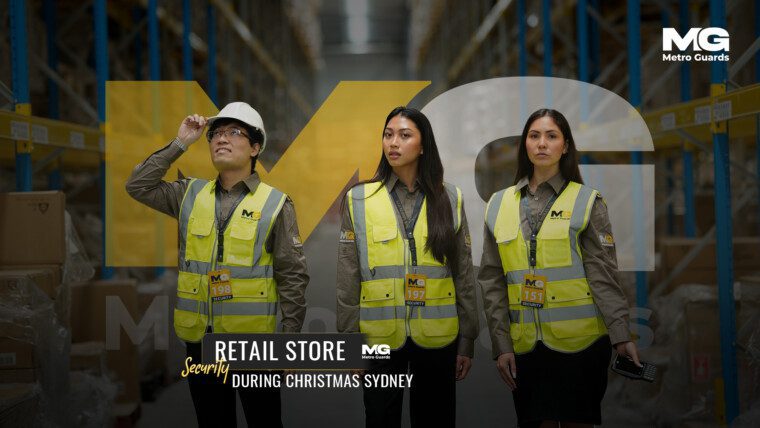 Retail store security during Christmas Sydney