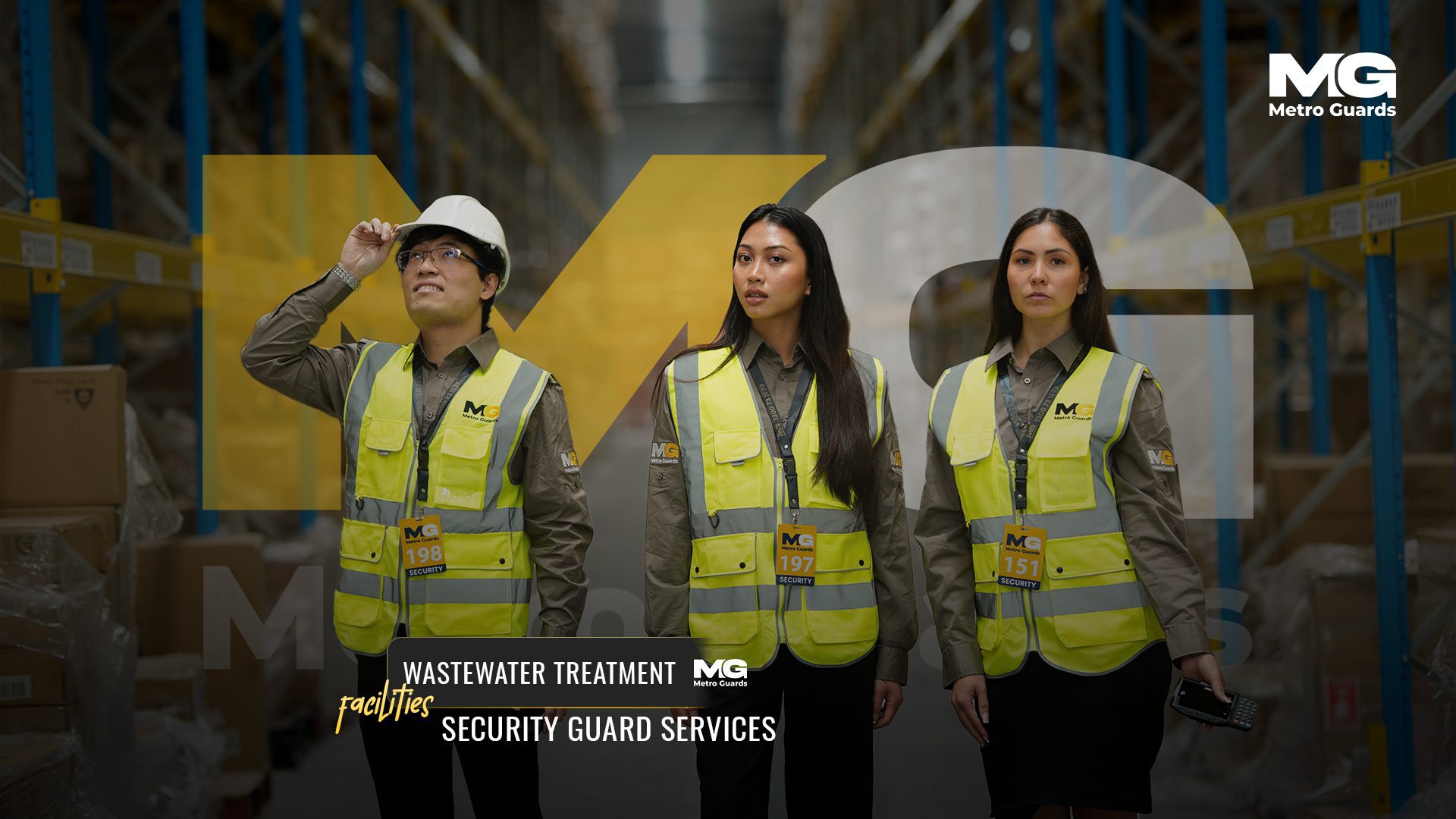 Wastewater treatment facilities security guard Services